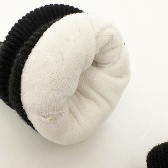 womens Thinsulate black Thermal Insulation GLOVES size M / L cold weather gear - Picture 7 of 8